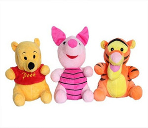 Cuddles Cute Looking Pooh , Pig And Tiger Combo - 20 cm