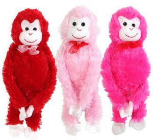 Greenbrier Valentine'S Plush Hanging Monkey 17