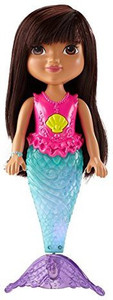 Dora and Friends Fisher-Price Nickelodeon Sparkle and Swim Mermaid Toy - 14 inch