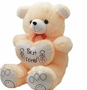 Ansh Soft n Sweet Cream best friend teddy  - 70 cm