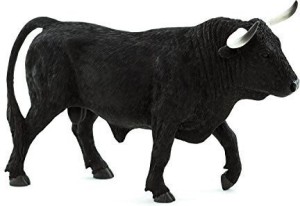 Mojo Fun 387224 Spanish Fighting Bull - Realistic Farm Animal - New for 2015!  - 25 inch