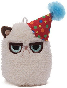 Gund Grumpy Cat Mini Plush (Birthday), 4