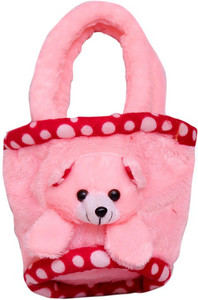 MGPLifestyle MGP Creation Hand Made Pink soft toy Bag -Medium - 10 cm