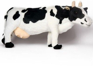 Cuddles Collections Cow white and black 50 - 50 cm