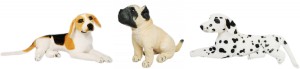 Cuddles Lovely Looking Dolmention, Pug And Sweety Dog Combo  - 8 inch