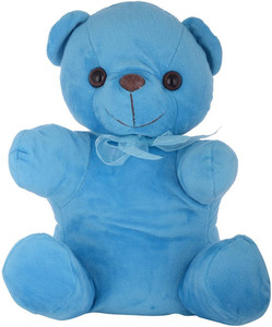 Twisha Bear Sitting Blue Medium 12 x 14 x 25 Cms - 25 cm