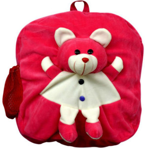 MGP Creation Dark Pink Teddy Nursery Play Kids School Bag - 14 inch