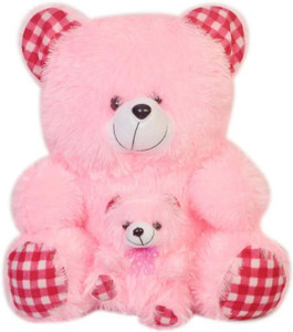 Kashish trading Company Kashish Pink & pink Baby Teddy Bear 45 cm - 18 inch