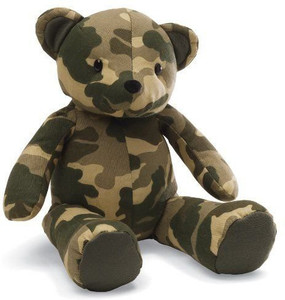 Gund Greetings My Hero Wears Camo Green