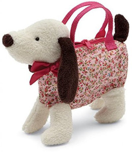 Jellycat Dainty Dog Cream Bag 7