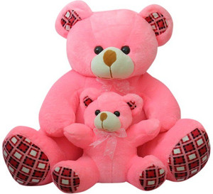 Sana Cute Teddy With Little Baby cm 70 - 70