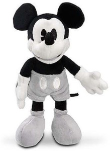 Disney Mickey Mouse Black And White Collectible Plush Doll