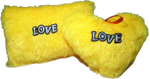 De Hoy-Hoy Set Of 2 Heart Shape Love Soft Cushion Pillow Teddy Bear Valentine Love Gift - 8 Inch - 35