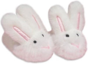 Sophia's White Bunny Slippers, Sized for 18 Inch, Like American Girl, Doll Accessories by My Life  - 20 inch