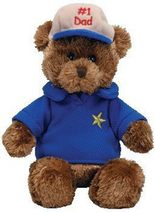 Ty Beanie Ba Dear Dad The Bear (Hallmark Gold Crown Exclusive)