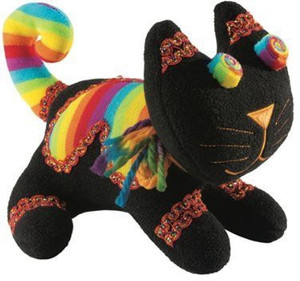 Laid Back Plush Catblack