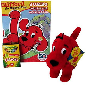 Mixed Clifford The Big Red Dog Plush Activity Set (3 Piece Bundle)