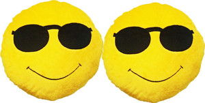 Gold Dust VKI2x2 Smiley Emoticon Decorative Cushion - 15 inch