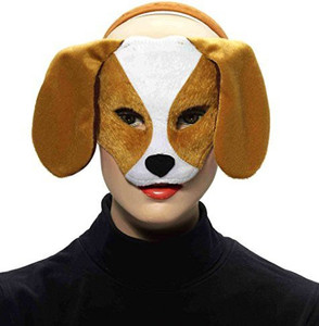 Forum Plush Dog Mask Child Std