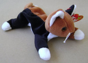 Ty Beanie Babies Animal Plush Chip The Cat 9 Inches Long