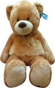 Starwalk Teddy Bear Plush Brown Color with Bow  - 80 cm