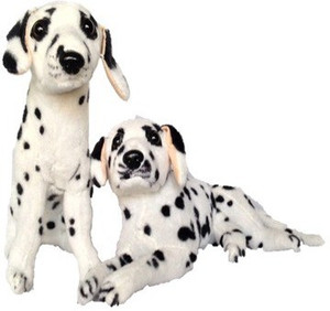 Chinmayi Cute Dalmitian Dog combo - 32 cm