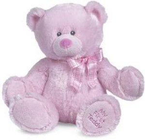 Cute Ganz Plushes Ganz My First Teddy Pink 14