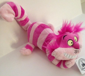 Disney Parks Cheshire Cat 9 Inch Plush Doll New