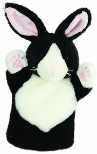 The Puppet Company Carpets Collection'S Black And White Rabbit