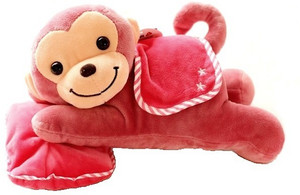 ToynJoy Small Lying Pillow Animal Cute Soft & Plush toy as Special Gift - 30 cm