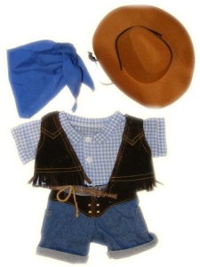 Stuffems Toy Shop Cowboy Outfit Fits Most 8