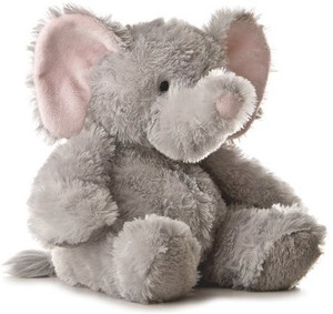 Aurora Plush 12 inches Elephant Tubbie Wubbie (Light Grey) - 20 inch