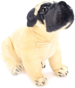 Sana Sana Brown Pug Dog StuffedSoft Plush TOys Kids Birthaday cm 32  - 32 cm
