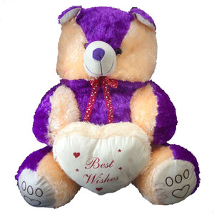 Muren 3.5 feet (10) Big Teddy Bear colour Purple - 42 inch