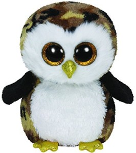 TY Beanie Babies Owliver The Camo Owl Medium Plush