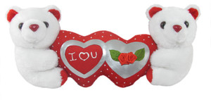 Tickles Couple Teddy With Heart - 14 cm