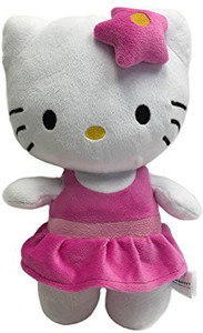 Hello Kitty Plush Doll Bow Tie Pink Dress