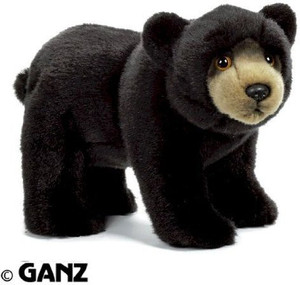 Webkinz Signature Small Black Bear With Trading Cards