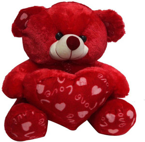 Parv Collections Stuff Bear with Heart - 40 cm