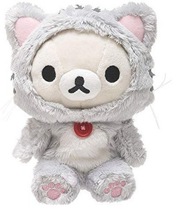 San-X Cat Series Leisurely ( Korilakkuma ) Sit Plush Rilakkuma