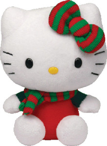 Jungly World HELLO KITTY - red Christmas outfit - 6 inch