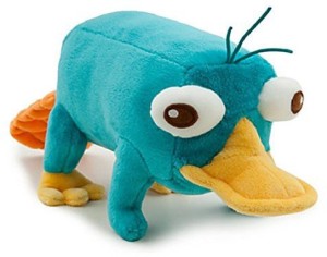 Disney Phineas And Ferb 9 Inch Plush Perry The Palatypus