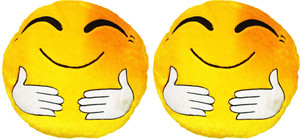 Gold Dust VKI2xE Smiley Emoticon Decorative Cushion - 15 inch