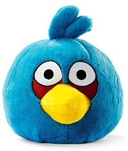 Angry Birds Plush 8Inch Blue Bird With Sound Plush 8Inch Blue