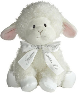 Aurora Baby Blessings Wind Up Musical Plushlamb