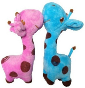 Cuddles Collections Combow Baby Giraffe Multicolor - 22 cm