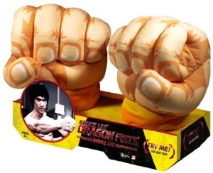 Bruce Lee Motion Activated Dragon Fists Jumbo Plush