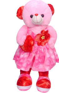 Kashish Trading Company KTC Pink Fur Teddy - 15 inch