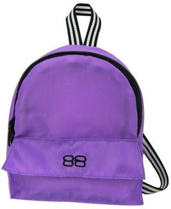 Sophia's 18 Inch Doll Backpack, Doll Size for Plush Animals ,Zippered Opening and Pocket in Purple - 25 inch