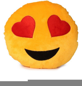 Dream Deals Smily Cusion With Heart Eyes - 35 cm